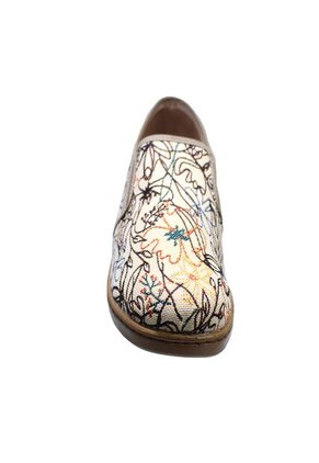 Zapato Textil Mocasín Tacón Corrido Romulo