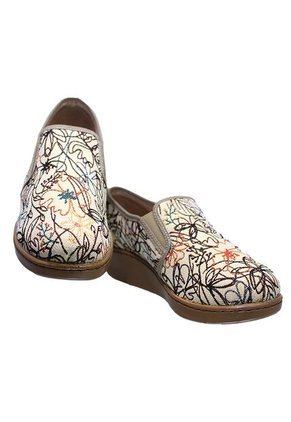 Zapato Textil Mocasín Tacón Corrido Romulo