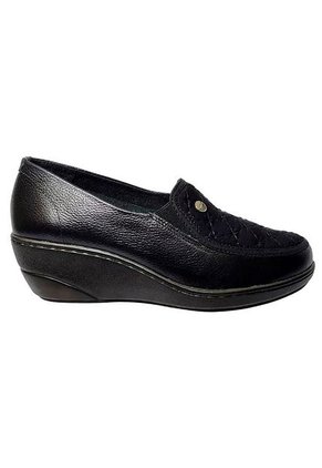 Romulo Mocasín Dama Cuero Por Licra