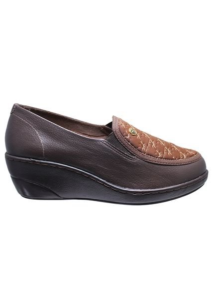 Mocasín Romulo Para Mujer Cuero Por Licra