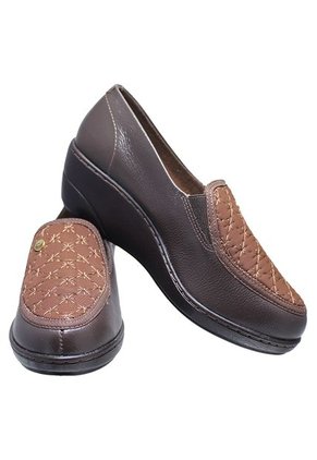 Mocasín Romulo Para Mujer Cuero Por Licra