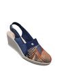 Sandalia Romulo Multicolor Para Dama Tacón Playero de CALZADO ROMULO