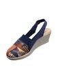 Sandalia Romulo Multicolor Para Dama Tacón Playero de CALZADO ROMULO