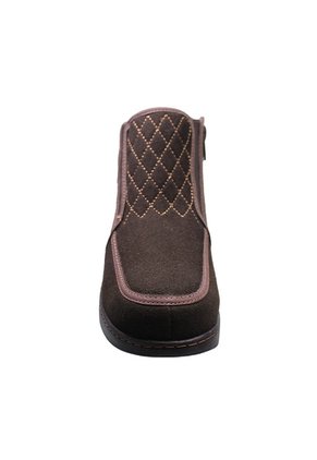 Botín Textil Café Romulo Para Mujer