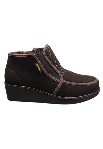 Botín Textil Café Romulo Para Mujer CALZADO ROMULO