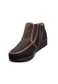 Botín Textil Café Romulo Para Mujer de CALZADO ROMULO