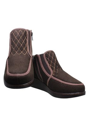 Botín Textil Café Romulo Para Mujer