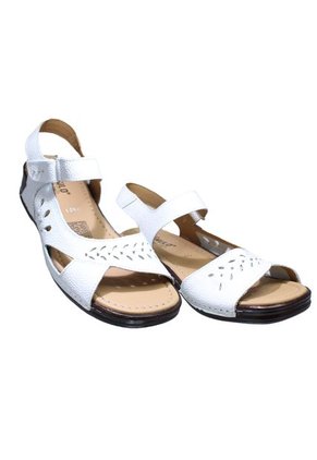 Romulo Sandalia En Cuero Ajuste Velcro