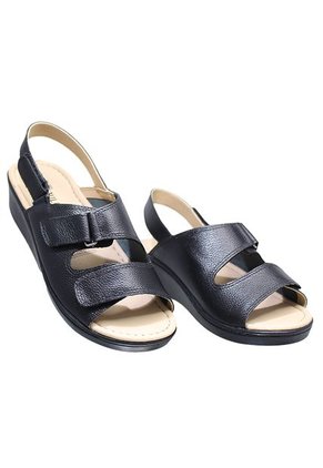 Sandalias Romulo Ajuste Velcro En Cuero