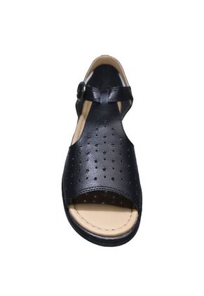 Sandalia En Cuero Ajuste Correa Marca Romulo