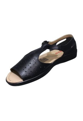 Sandalia En Cuero Ajuste Correa Marca Romulo