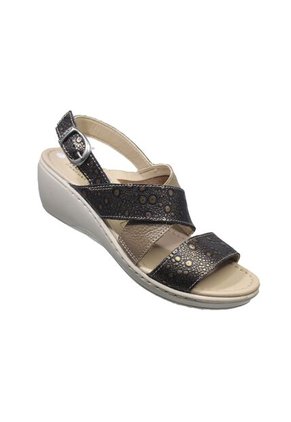 Sandalias Romulo Cuero Para Mujer Ajuste Hebilla