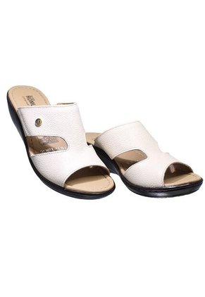 Romulo Sandalia En Cuero Sin Ajuste Para Mujer