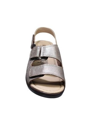 Sandalia Romulo Ajuste Velcro En Cuero Para Mujer