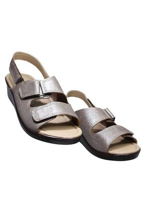 Sandalia Romulo Ajuste Velcro En Cuero Para Mujer