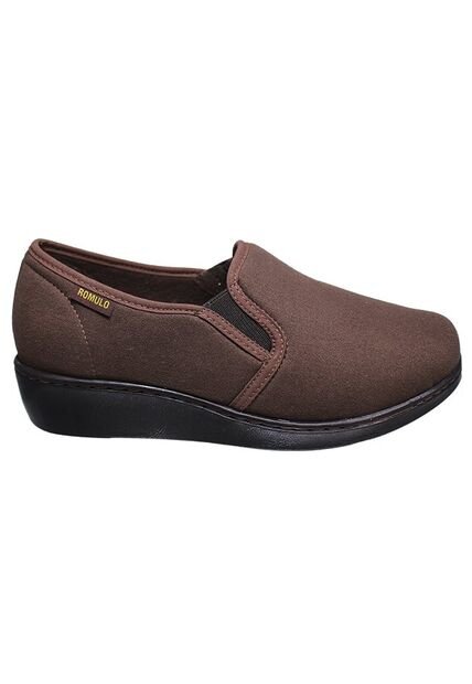Zapato Romulo Mocasín Textil Tacón Corrido