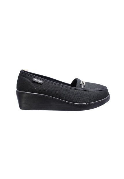 Zapato Romulo Dama Mocasín Textil