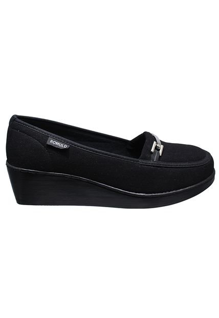 Zapato Romulo Dama Mocasín Textil