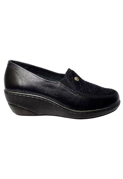 Romulo Mocasín Dama Cuero Por Licra