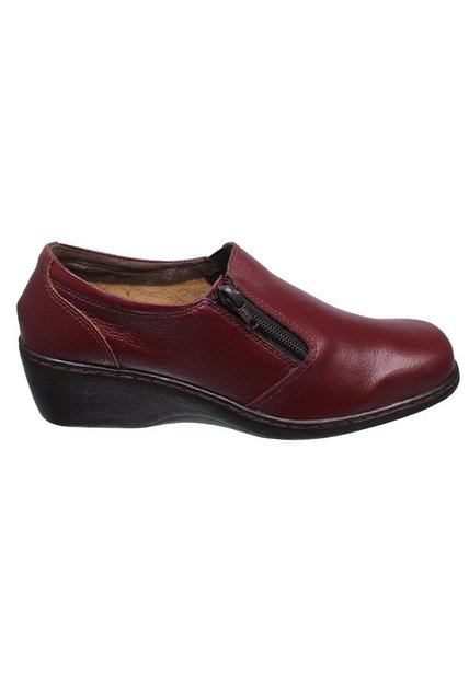 Zapato Mocasín Romulo Para Mujer Cremallera En Capellada