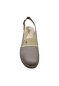 Sandalia Romulo Beige Para Dama Tacón Playero de CALZADO ROMULO