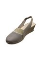 Sandalia Romulo Beige Para Dama Tacón Playero de CALZADO ROMULO