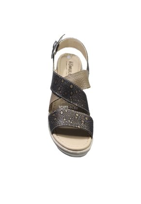 Sandalias Romulo Cuero Para Mujer Ajuste Hebilla