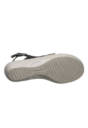 Sandalias Romulo Cuero Para Mujer Ajuste Hebilla