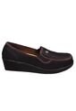 Zapato Mocasín Mujer Textil Tacón Corrido Romulo de CALZADO ROMULO