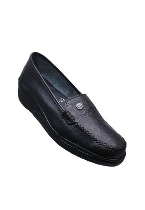 Zapato Mocasín Romulo Cuero Gravado Para Mujer