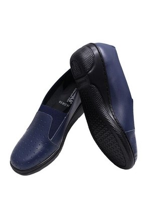 Romulo Mocasín Dama Cuero Extrasuave Tacón Corrido