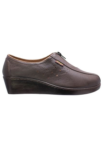 Zapato Romulo Mocasín Con Cremallera
