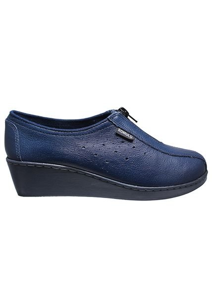 Mocasín Romulo Cremallera En Capellada Para Mujer