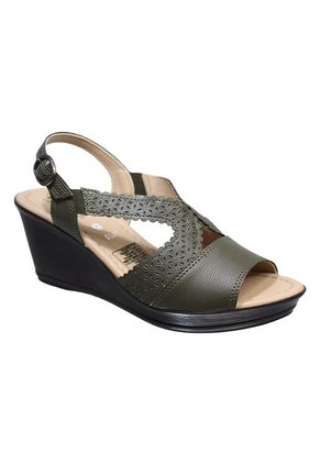 Sandalias Romulo Para Mujer Tacón Corrido Alto