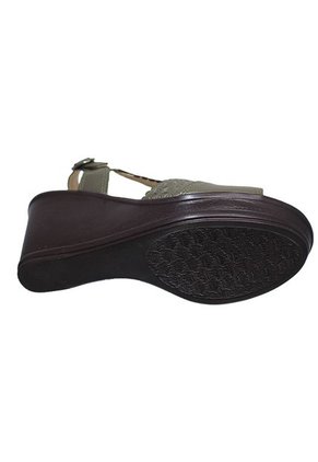 Sandalias Romulo Para Mujer Tacón Corrido Alto