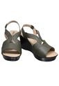 Sandalias Romulo Para Mujer Tacón Corrido Alto de CALZADO ROMULO