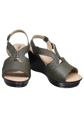 Sandalias Romulo Para Mujer Tacón Corrido Alto