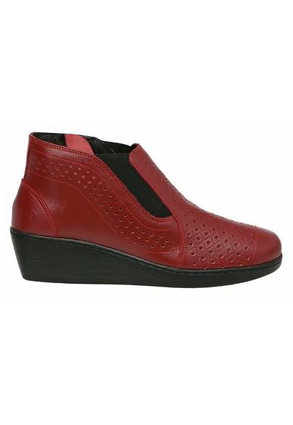 Botin Romulo En Cuero Para Mujer