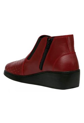 Botin Romulo En Cuero Para Mujer