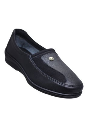 Zapato Mocasín Romulo Negro Mujer