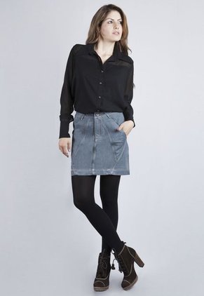 Falda Camilo Alvarez Gris Perlado