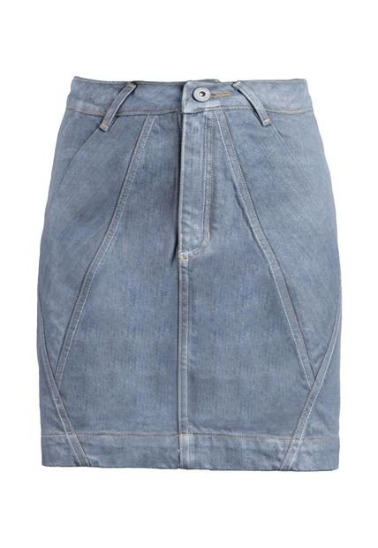 Falda Camilo Alvarez Gris Perlado