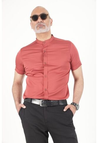 Camisa Seda Fria  Guayaba Deusero Camisas Deusero