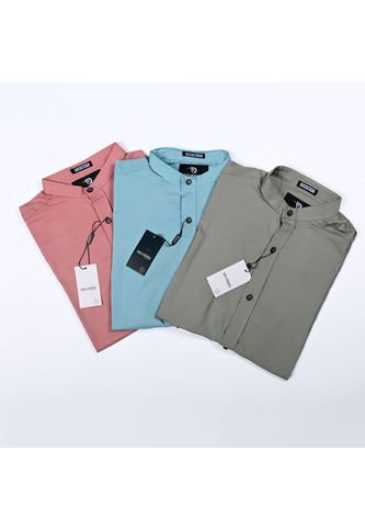 Pack X 3 Palo De Rosa + Aguamarina +  Verde Seco Deusero Camisas Deusero