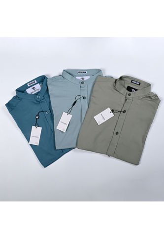 Pack X 3 Verde Seco + Plomo +  Azul Medio Deusero Camisas Deusero