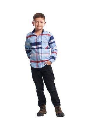 Camisa Leñadora Niño Azul Bebe Deusero