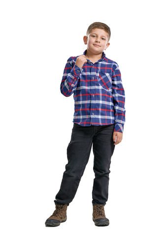 Camisa Leñadora Niño Azul Oscuro Deusero Camisas Deusero