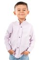 Camisa Manga Larga Niño Lila Deusero de Camisas Deusero