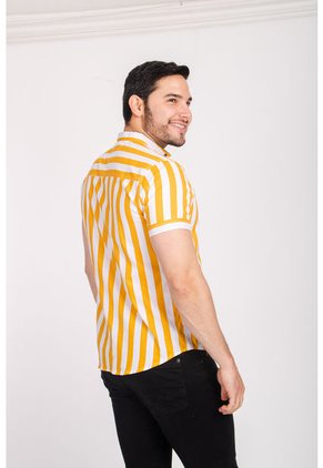 Camisa Raya Clasica Mostaza