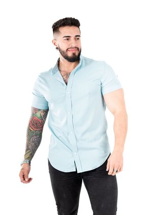 Camisa Chalis Aguamarina Deusero